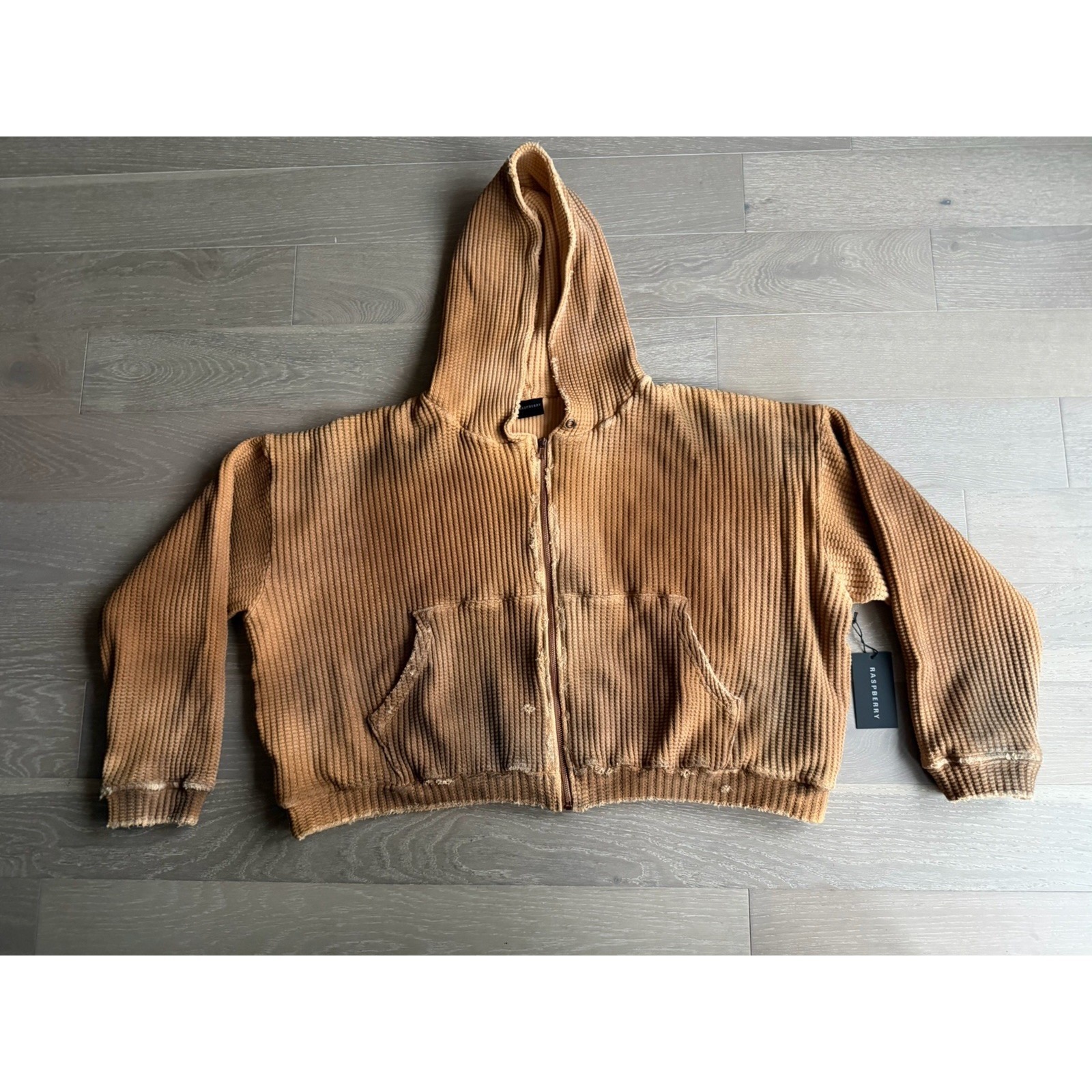 Small Waffle Thermal Zip Up Gv Gallery Raspberry Hills Brand New Ships Asap